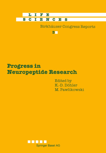 Progress in Neuropeptide Research: Proceedings of the International Symposium, Lódź, Poland, September 8–10, 1988