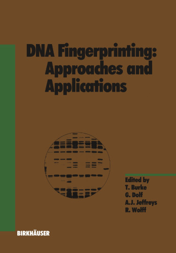 DNA Fingerprinting: Approaches and Applications