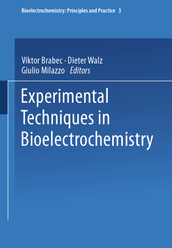 Experimental Techniques in Bioelectrochemistry