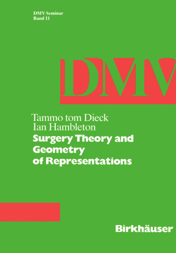 Surgery Theory and Geometry of Representations