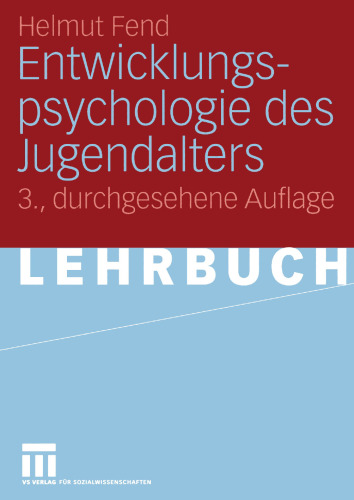 Entwicklungspsychologie des Jugendalters