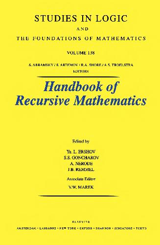 Handbook of Recursive Mathematics. Volume 1: Recursive Model Theory