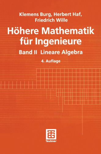 Höhere Mathematik für Ingenieure: Band II Lineare Algebra