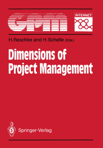 Dimensions of Project Management: Fundamentals, Techniques, Organization, Applications