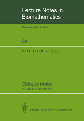 Biological Motion: Proceedings of a Workshop held in Königswinter, Germany, March 16–19, 1989