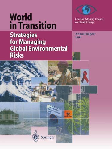 Strategies for Managing Global Environmental Risks: Annual Report 1998