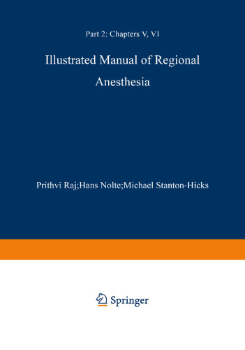 Illustrated Manual of Regional Anesthesia: Part 2: Transparencies 29–42