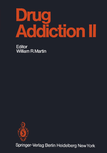 Drug Addiction II: Amphetamine, Psychotogen, and Marihuana Dependence