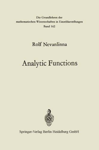 Analytic Functions