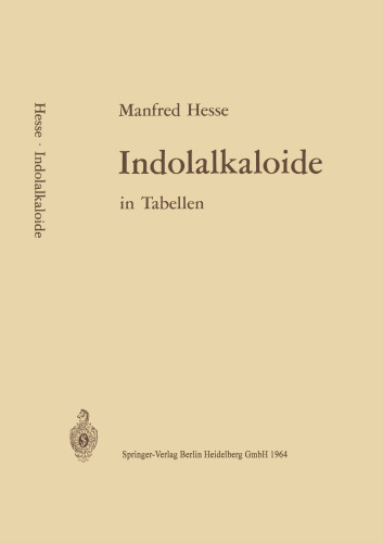 Indolalkaloide in Tabellen