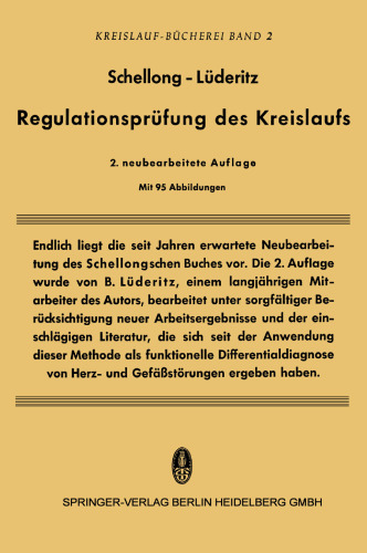 Regulationsprüfung des Kreislaufs: Funktionelle Differentialdiagnose von Herz- und Gefäßstörungen