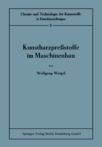 Kunstharzpreßstoffe im Maschinenbau