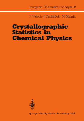 Crystallographic Statistics in Chemical Physics: An Approach to Statistical Evaluation of Internuclear Distances in Transition Element Compounds