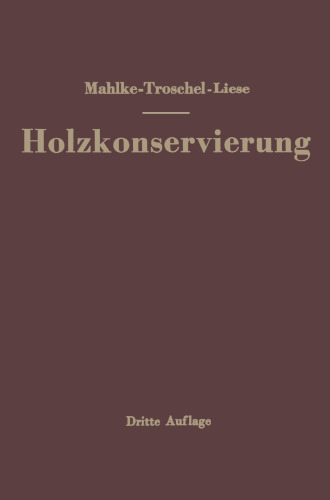 Handbuch der Holzkonservierung