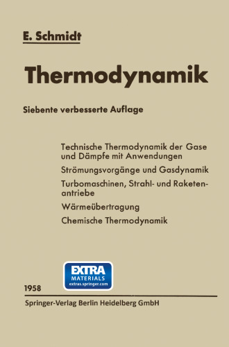 Einführung in die Technische Thermodynamik und in die Grundlagen der chemischen Thermodynamik