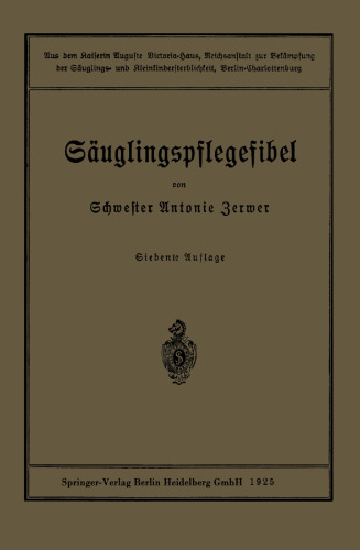 Säuglingspflegefibel