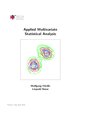 Applied Multivariate Statistical Analysis