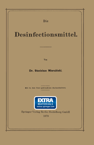 Die Desinfectionsmittel