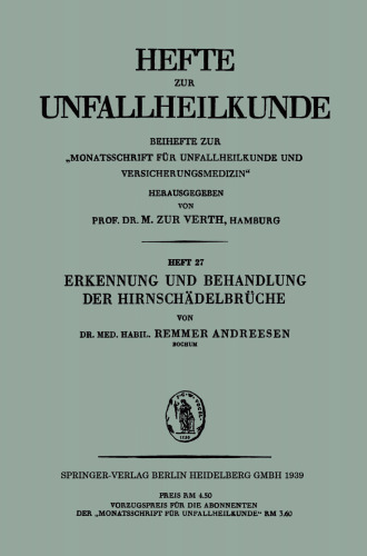 Erkennung und Behandlung der Hirnschädelbrüche