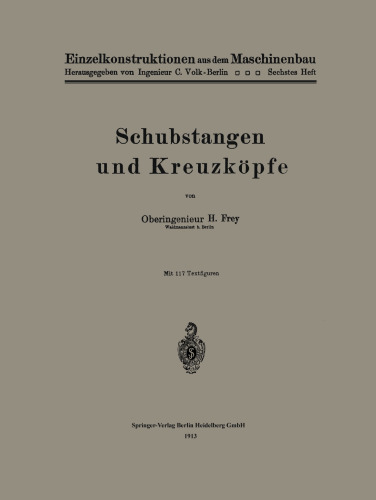 Schubstangen und Kreuzköpfe