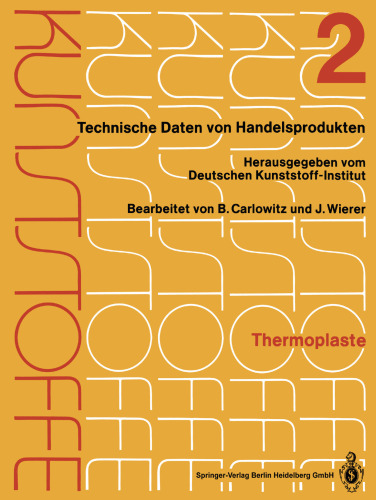 Thermoplaste: Merkblätter 401–804