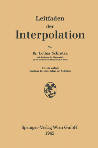 Leitfaden der Interpolation