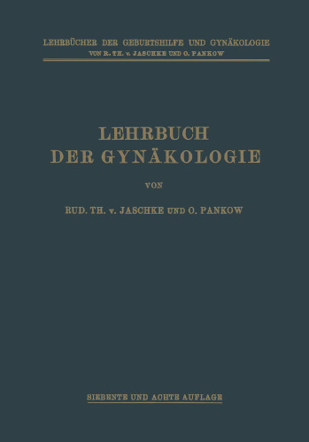 Lehrbuch der Gynäkologie