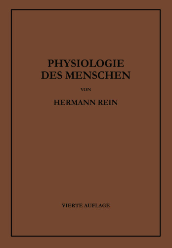 Einführung in die Physiologie des Menschen