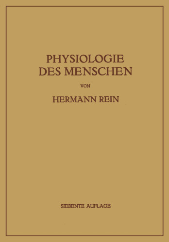 Einführung in die Physiologie des Menschen