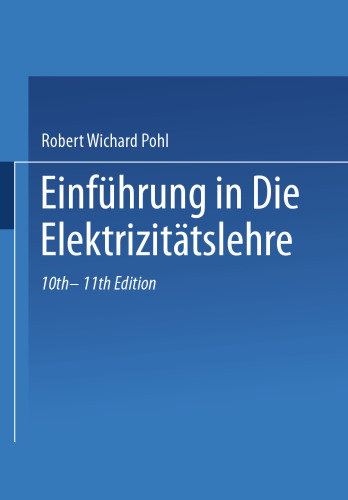 Einführung in die Elektrizitätslehre