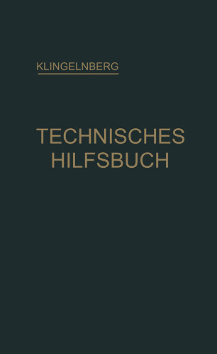 Klingelnberg Technisches Hilfsbuch