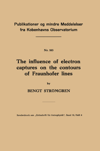 The influence of electron captures on the contours of Fraunhofer lines