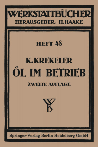 Öl im Betrieb