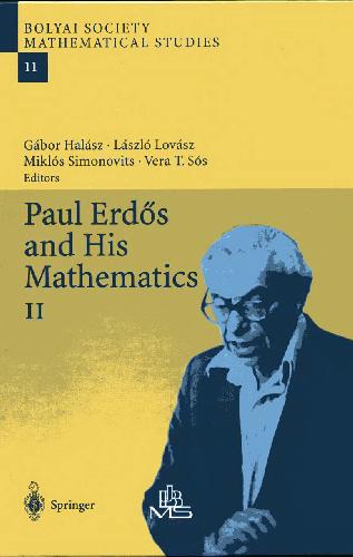 Paul Erdos and His Mathematics II