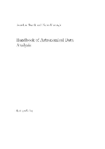 Handbook of Astronomical Data Analysis