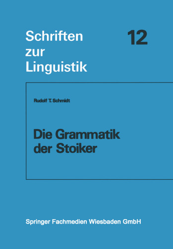 Die Grammatik der Stoiker