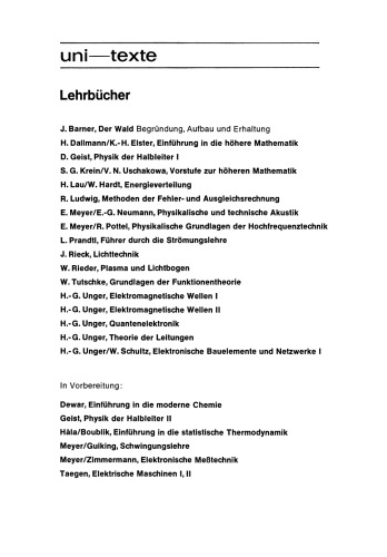 Strömungsmeßtechnik: Lehrbuch für Aerodynamiker, Strömungsmaschinenbauer Lüftungs- und Verfahrenstechniker ab 5. Semester