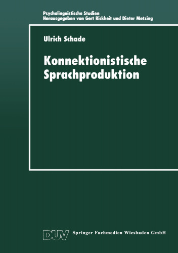 Konnektionistische Sprachproduktion