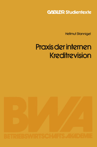 Praxis der internen Kreditrevision