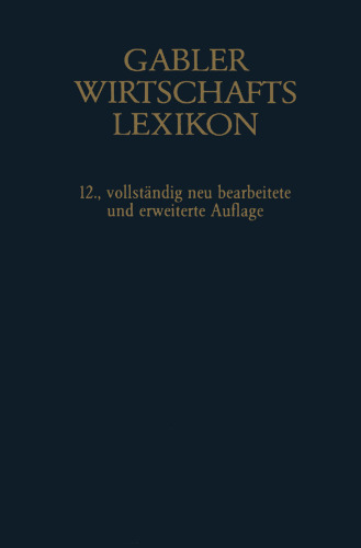 Gablers Wirtschafts Lexikon