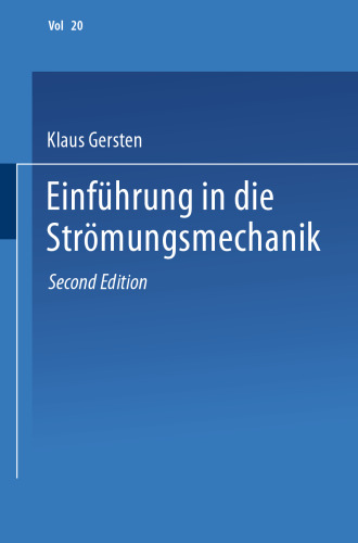 Einführung in die Strömungsmechanik