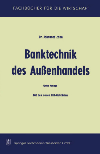 Banktechnik des Außenhandels