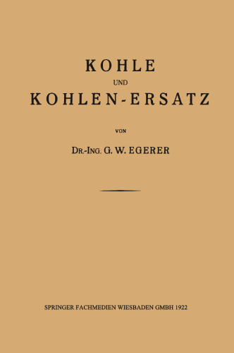 Kohle und Kohlen-Ersatz