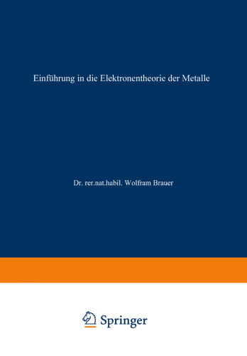 Einführung in die Elektronentheorie der Metalle