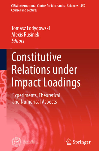 Constitutive Relations under Impact Loadings: Experiments, Theoretical and Numerical Aspects