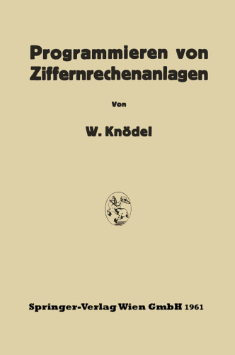 Programmieren von Ziffernrechenanlagen