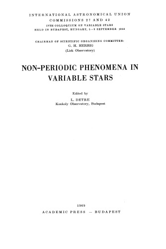 Non-Periodic Phenomena in Variable Stars