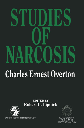 Studies of Narcosis: Charles Ernest Overton