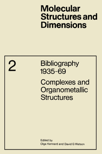 Complexes and Organometallic Structures