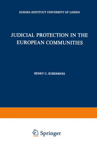 Judicial Protection in the European Communities